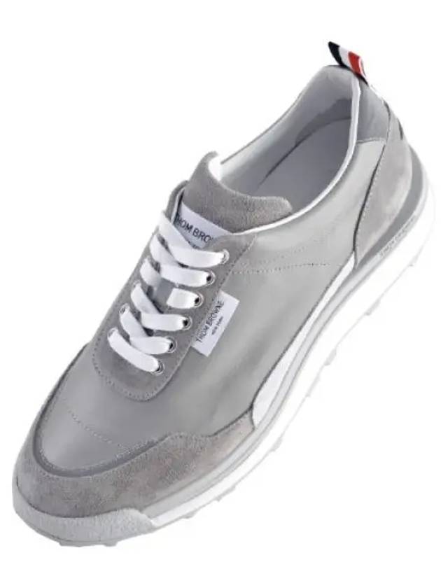 Vitello Calf Allum Age Trainer Men s Sneakers - THOM BROWNE - BALAAN 1