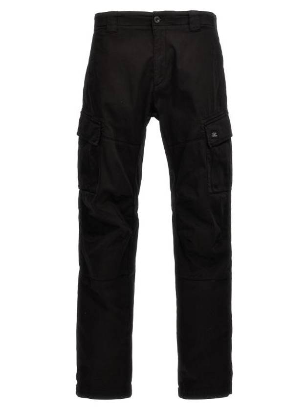 Straight Pants 16CMPA057A005694G999 Black - CP COMPANY - BALAAN 1