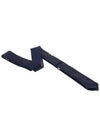 Men's Grosgrain Stripe Tie Dark Navy - THOM BROWNE - BALAAN 5