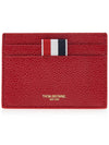 Men's RWB Tab Anchor Card Wallet Red - THOM BROWNE - BALAAN 2