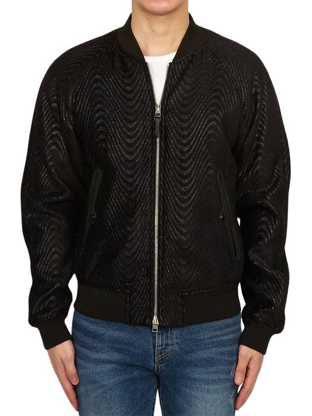 OBS019 FMV013F23 LB999 Men s Bomber Jacket - TOM FORD - BALAAN 4