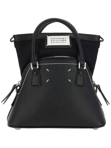 5AC Classique Micro Tote Bag Black - MAISON MARGIELA - BALAAN 1