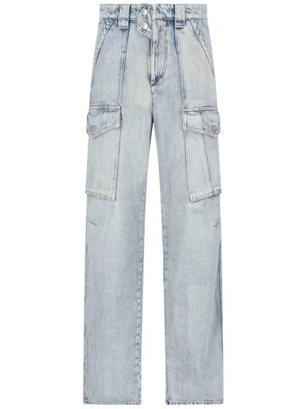 Denim Straight Pants PA0280FA B1H02E30LU BLUE - ISABEL MARANT ETOILE - BALAAN 2