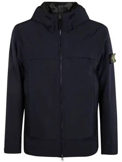 Wappen Patch Loft Soft Shell R Hooded Jacket Navy - STONE ISLAND - BALAAN 2