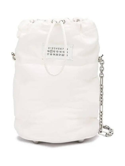 Glam Slam Emboss Bucket Bag White - MAISON MARGIELA - BALAAN 2