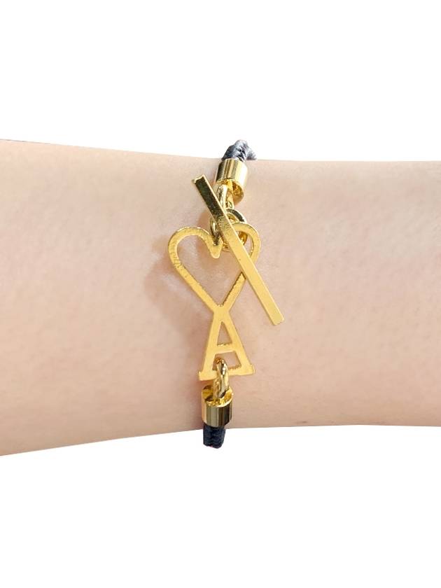 De Coeur braided bracelet black gold - AMI - BALAAN 2