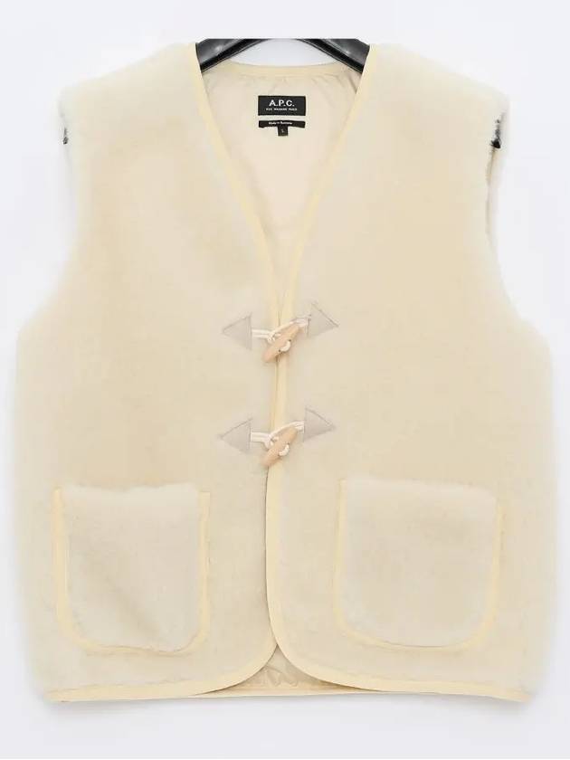 Jules Jacket Vest Ecru - A.P.C. - BALAAN 4