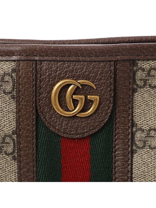 Ophidia GG Clutch Bag Beige Ebony - GUCCI - BALAAN 5