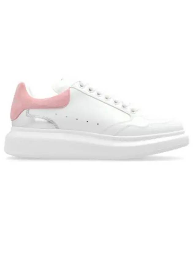 Oversized Pink Tab Low Top Sneakers White - ALEXANDER MCQUEEN - BALAAN 2