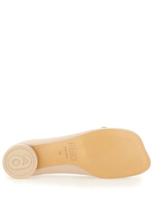 Leather Ballerina Flats Beige - MAISON MARGIELA - BALAAN 7