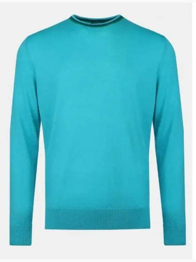 Crew Neck Merino Wool Sweater Blue - G/FORE - BALAAN 2