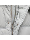 Oversized Nylon Puffer Down Jacket Aquamarine - AMI - BALAAN 9