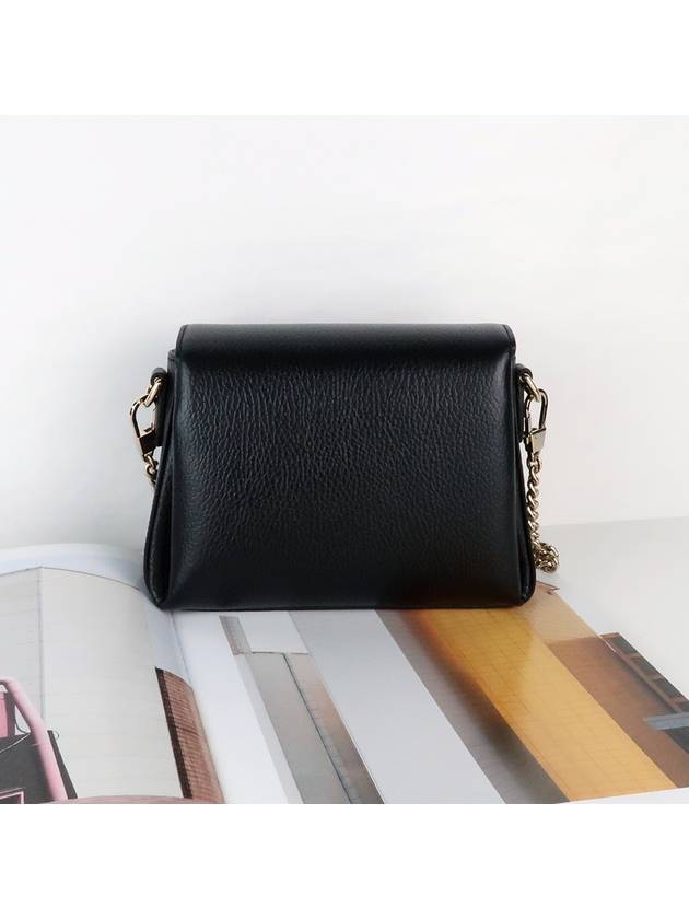 GG Interlocking Chain Mini Shoulder Bag Black - GUCCI - BALAAN 5