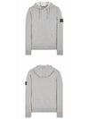 Signature Logo Patch Hoodie Grey - STONE ISLAND - BALAAN 5