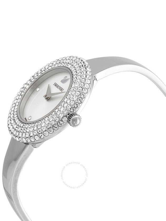 Swarovski Crystal Rose Quartz Silver Sunray Dial Ladies Watch 5483853 - SWAROVSKI - BALAAN 2