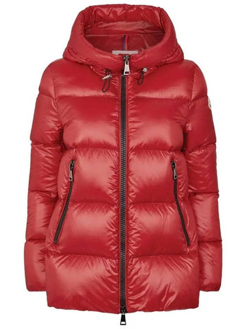 SERITTE Hooded Padded Jacket Red 1A200 00 C0151 455 - MONCLER - BALAAN 1