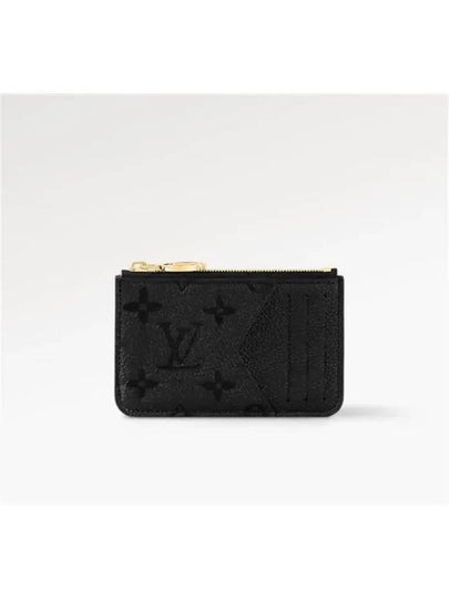 Romy Monogram Leather Card Wallet Black - LOUIS VUITTON - BALAAN 2