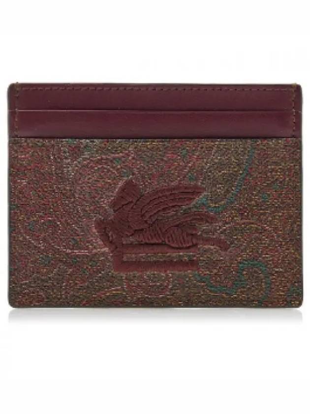 Tesuto Paisley Card Wallet Brown - ETRO - BALAAN 2