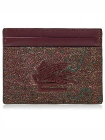 Tesuto Paisley Card Wallet Brown - ETRO - BALAAN 2