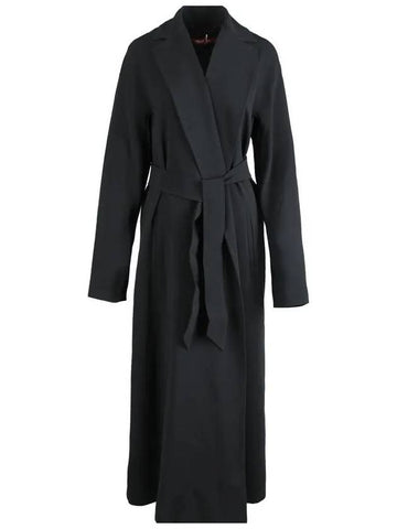 12th Anniversary NICHEL Belted Coat Black 61210697 001 - MAX MARA - BALAAN 1