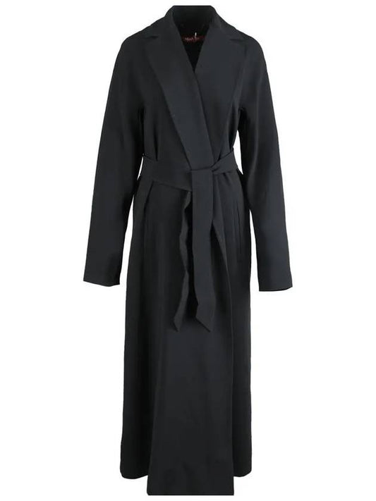 12th Anniversary NICHEL Belted Coat Black 61210697 001 - MAX MARA - BALAAN 1