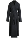 12th Anniversary NICHEL Belted Coat Black 61210697 001 - MAX MARA - BALAAN 1