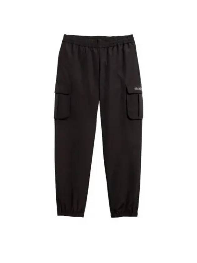 Awake New York 3M Logo Print Nylon Cargo Pants Black - AWAKE NY - BALAAN 1