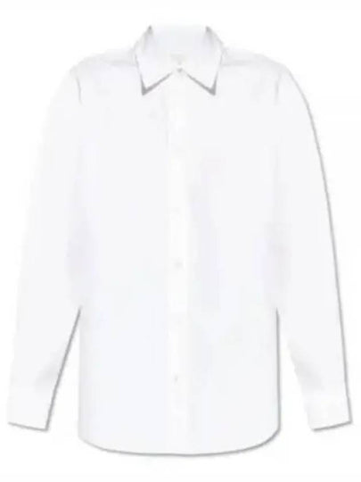 Fabrica Silk Long Sleeve Shirt White - ISABEL MARANT - BALAAN 2