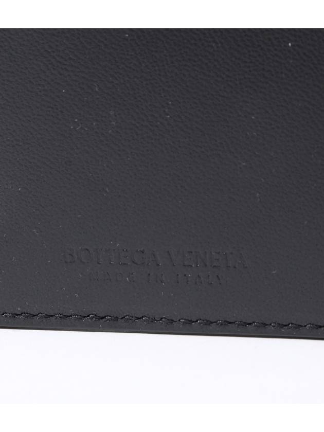 Intrecciato Zipper Card Wallet Black - BOTTEGA VENETA - BALAAN 6