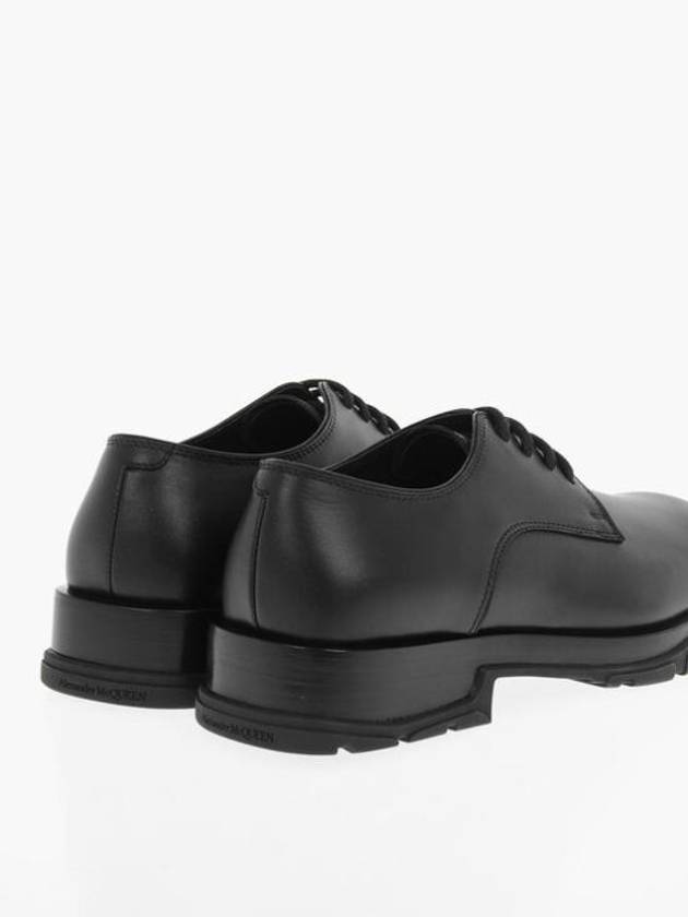 Men's Tread Lace-Up Derby Shoes Black - ALEXANDER MCQUEEN - BALAAN.