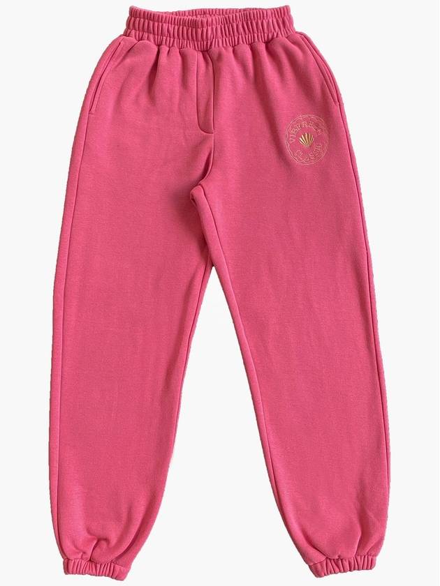 woman jogger pantsdusty pink women's brushed jogger pantsdusty pink - VIBEREEN - BALAAN 9