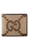 Jumbo GG Half Wallet Brown - GUCCI - BALAAN 2