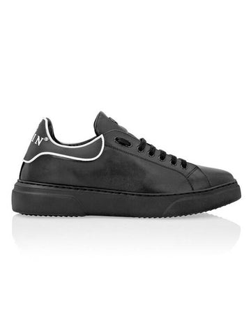 Men's PAAS Plan Logo Runner Iconic Plein Low Top Sneakers FAAS MSC3190 PTE010N - PHILIPP PLEIN - BALAAN 1