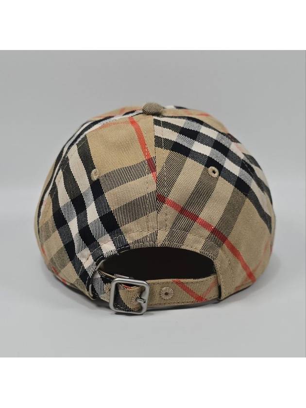 Vintage Check Knight Logo Ball Cap M - BURBERRY - BALAAN 5