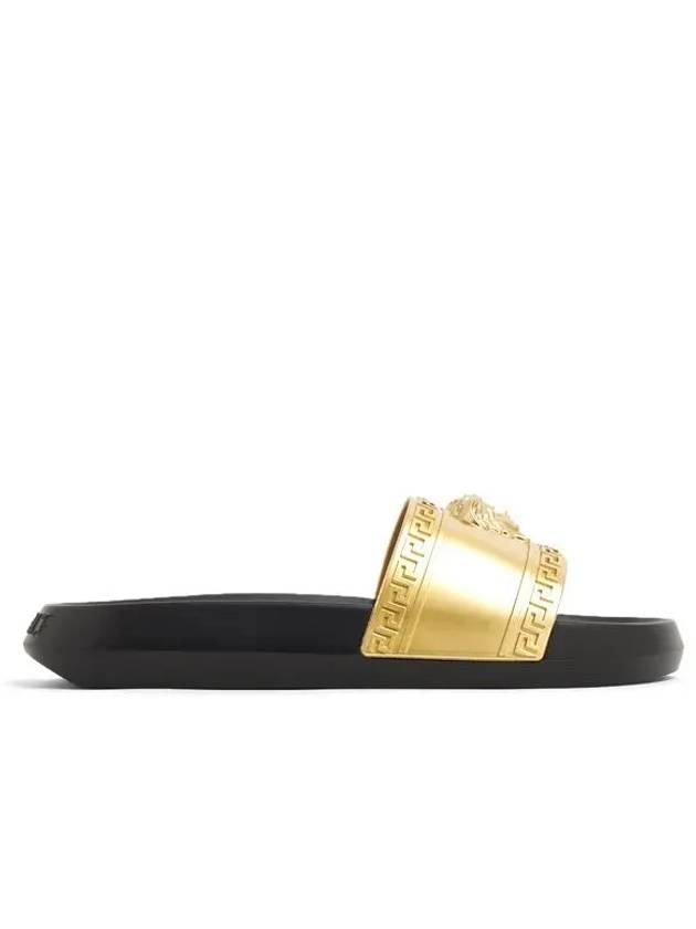 Greca Medusa Band Slide Slippers Gold - VERSACE - BALAAN 3