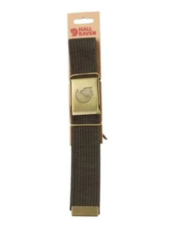 Canvas Brass Belt 4CM Dark Olive 77297633 - FJALL RAVEN - BALAAN 1