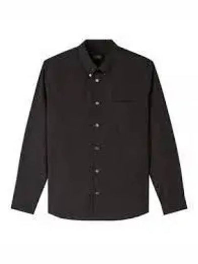 Edouard Long Sleeve Shirt Black - A.P.C. - BALAAN 2