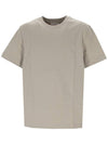 Logo Short Sleeve T-Shirt Beige - HELMUT LANG - BALAAN 2