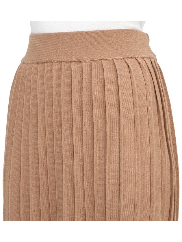 Gabriel Long Pleated Skirt Beige - MAX MARA - BALAAN 9