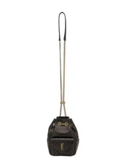 Joe Nano Mini Leather Bucket Bag Black - SAINT LAURENT - BALAAN 2