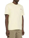 Fox Head Patch Classic Short Sleeve T-Shirt Yellow - MAISON KITSUNE - BALAAN 3