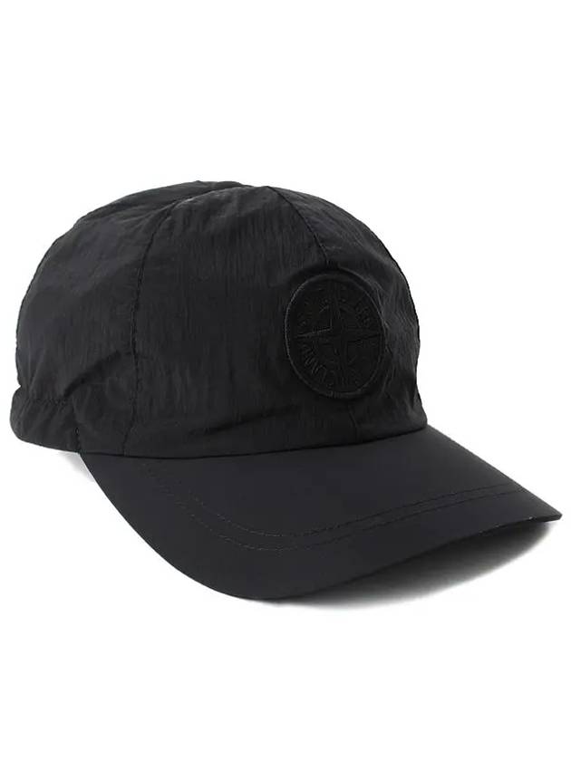 Nylon Logo Ball Cap Black - STONE ISLAND - BALAAN 2