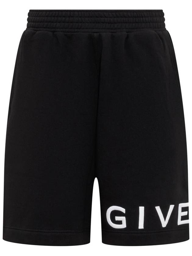 Logo Print Pocket Shorts Black - GIVENCHY - BALAAN 2