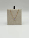 PopAche Mini Necklace Yellow Gold Lila Lilac H147992 - HERMES - BALAAN 3