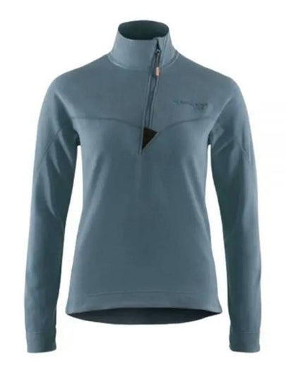 Women's Sigyn Half Zip Sweatshirt Thistle Blue - KLATTERMUSEN - BALAAN 2