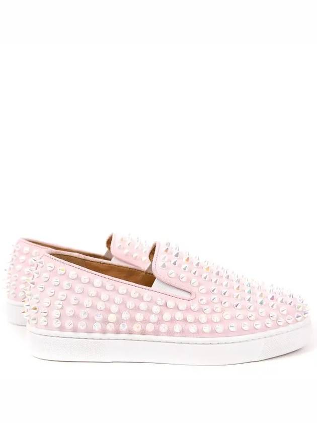 Spike pink slip-ons 1180925 - CHRISTIAN LOUBOUTIN - BALAAN 1