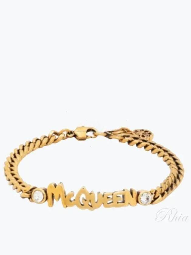 Graffiti Bracelet Gold - ALEXANDER MCQUEEN - BALAAN 2