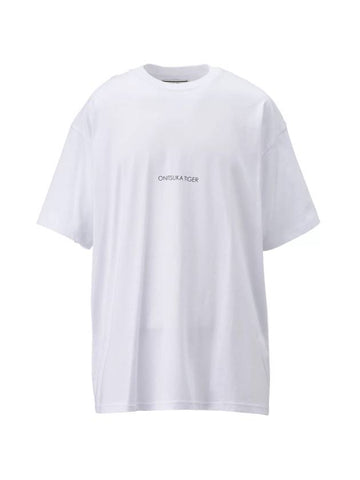 Tiger Printing Short Sleeve T-Shirt White - ONITSUKA TIGER - BALAAN 1