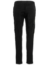 Wappen Patch Slim Fit Straight Pants Black - STONE ISLAND - BALAAN 3