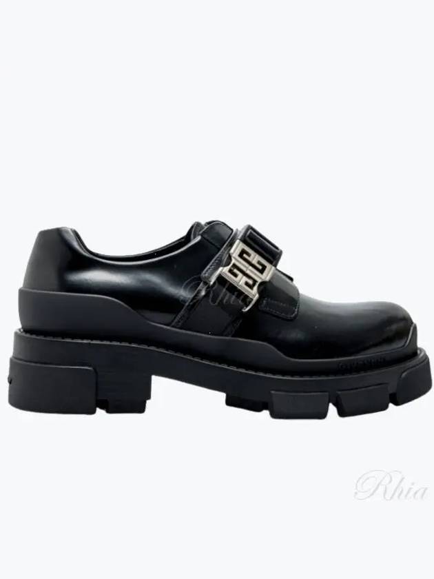 Terra Buckle Leather Derby Black - GIVENCHY - BALAAN 2